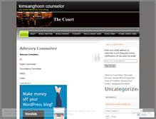Tablet Screenshot of kimsanghooncounselor.wordpress.com