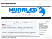Tablet Screenshot of munaled.wordpress.com