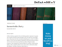 Tablet Screenshot of daynawithay.wordpress.com