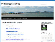 Tablet Screenshot of doibosonggianh.wordpress.com