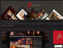 Tablet Screenshot of aniadesign.wordpress.com
