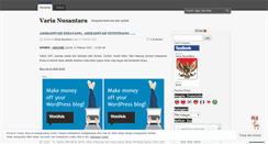 Desktop Screenshot of nusaantara.wordpress.com