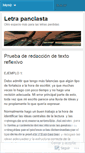 Mobile Screenshot of letrapanclasta.wordpress.com