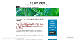 Desktop Screenshot of fatburnexpert.wordpress.com