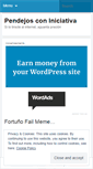 Mobile Screenshot of pendejosconiniciativa.wordpress.com