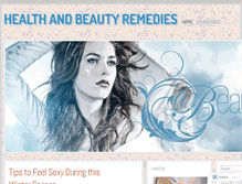 Tablet Screenshot of healthandbeautyremedies.wordpress.com