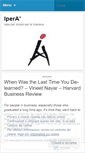 Mobile Screenshot of ipera.wordpress.com
