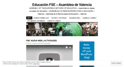 Desktop Screenshot of educacionfse.wordpress.com