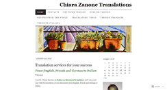 Desktop Screenshot of chiarazanone.wordpress.com