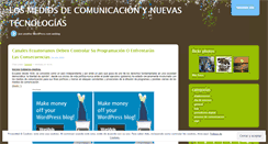 Desktop Screenshot of losmediosdecomunicacionynuevastecnologias.wordpress.com