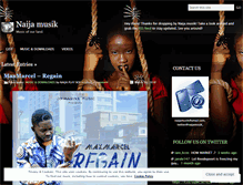 Tablet Screenshot of naijamusik.wordpress.com