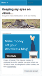 Mobile Screenshot of keepingmyeyesonjesus.wordpress.com