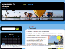 Tablet Screenshot of nopierdastutiempo.wordpress.com