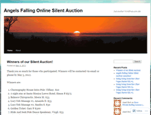 Tablet Screenshot of angelsfalling.wordpress.com