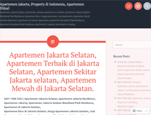 Tablet Screenshot of agentapartemenjakarta.wordpress.com