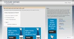 Desktop Screenshot of cougarsafari.wordpress.com