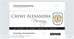 Desktop Screenshot of crewealexnorway.wordpress.com