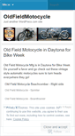 Mobile Screenshot of oldfieldmotocycle.wordpress.com