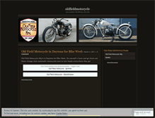 Tablet Screenshot of oldfieldmotocycle.wordpress.com