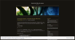 Desktop Screenshot of festivalfilmcannes.wordpress.com