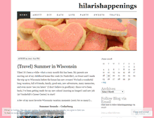 Tablet Screenshot of hilarishappenings.wordpress.com