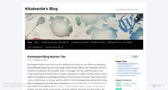 Desktop Screenshot of hibakreidie.wordpress.com