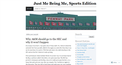 Desktop Screenshot of amasonsportstalk.wordpress.com