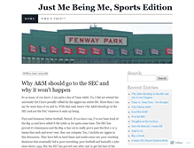 Tablet Screenshot of amasonsportstalk.wordpress.com