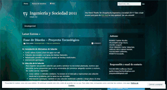 Desktop Screenshot of ingysociedad2011.wordpress.com