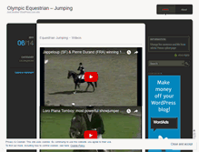 Tablet Screenshot of olympicequestrianjumping.wordpress.com