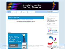 Tablet Screenshot of lecoqmuscle.wordpress.com