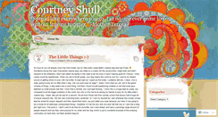 Desktop Screenshot of courtneyshull.wordpress.com