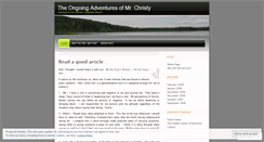 Desktop Screenshot of longtimerunning.wordpress.com
