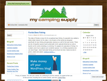 Tablet Screenshot of mycampingsupply.wordpress.com