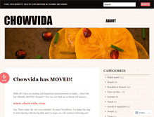 Tablet Screenshot of chowvida.wordpress.com
