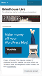 Mobile Screenshot of grindhouselive.wordpress.com