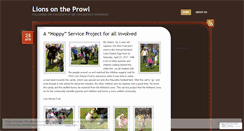 Desktop Screenshot of lionsontheprowl.wordpress.com