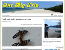 Tablet Screenshot of myonebigtrip.wordpress.com