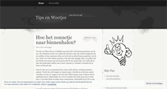 Desktop Screenshot of mijntips.wordpress.com