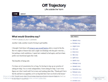 Tablet Screenshot of offtrajectory.wordpress.com