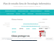 Tablet Screenshot of iensectecnologiainformatica.wordpress.com