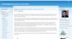 Desktop Screenshot of ajay555.wordpress.com