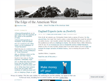 Tablet Screenshot of edgeofthewest.wordpress.com
