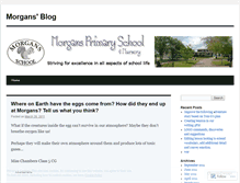Tablet Screenshot of morgansschool.wordpress.com