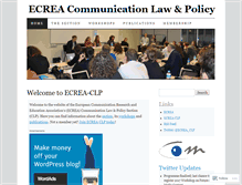 Tablet Screenshot of commlawpolicy.wordpress.com