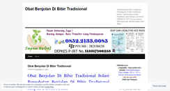 Desktop Screenshot of obatbenjolandibibirtradisionalherbalalami02.wordpress.com