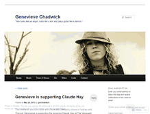 Tablet Screenshot of genevievechadwick.wordpress.com