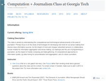 Tablet Screenshot of compjournalism.wordpress.com