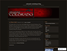 Tablet Screenshot of coloradoworkshops.wordpress.com