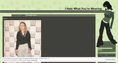 Desktop Screenshot of ihatewhatyourewearing.wordpress.com